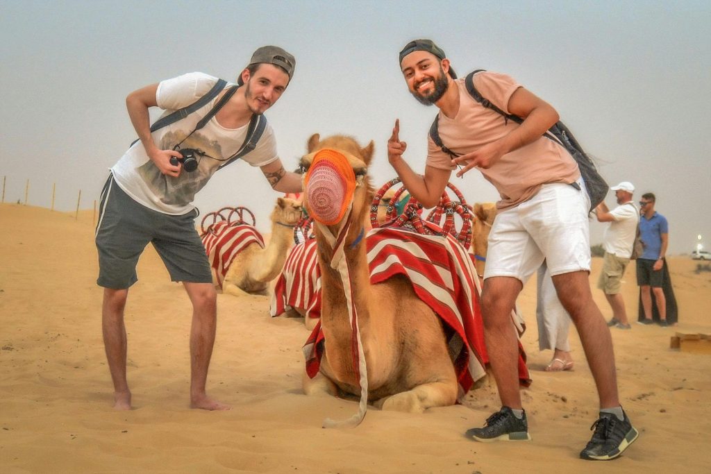 camel ride in dubai desert